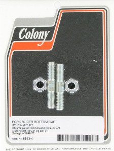 FORK SLIDER BOTTOM CAP STUD & NUT KIT